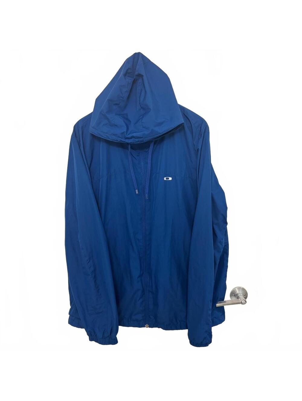 Mens Blue Oakley Zip Up